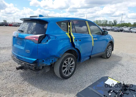 2017 Toyota Rav4 Hybrid Limited из США, поврежденный, VIN JTMDJREV8HD121452